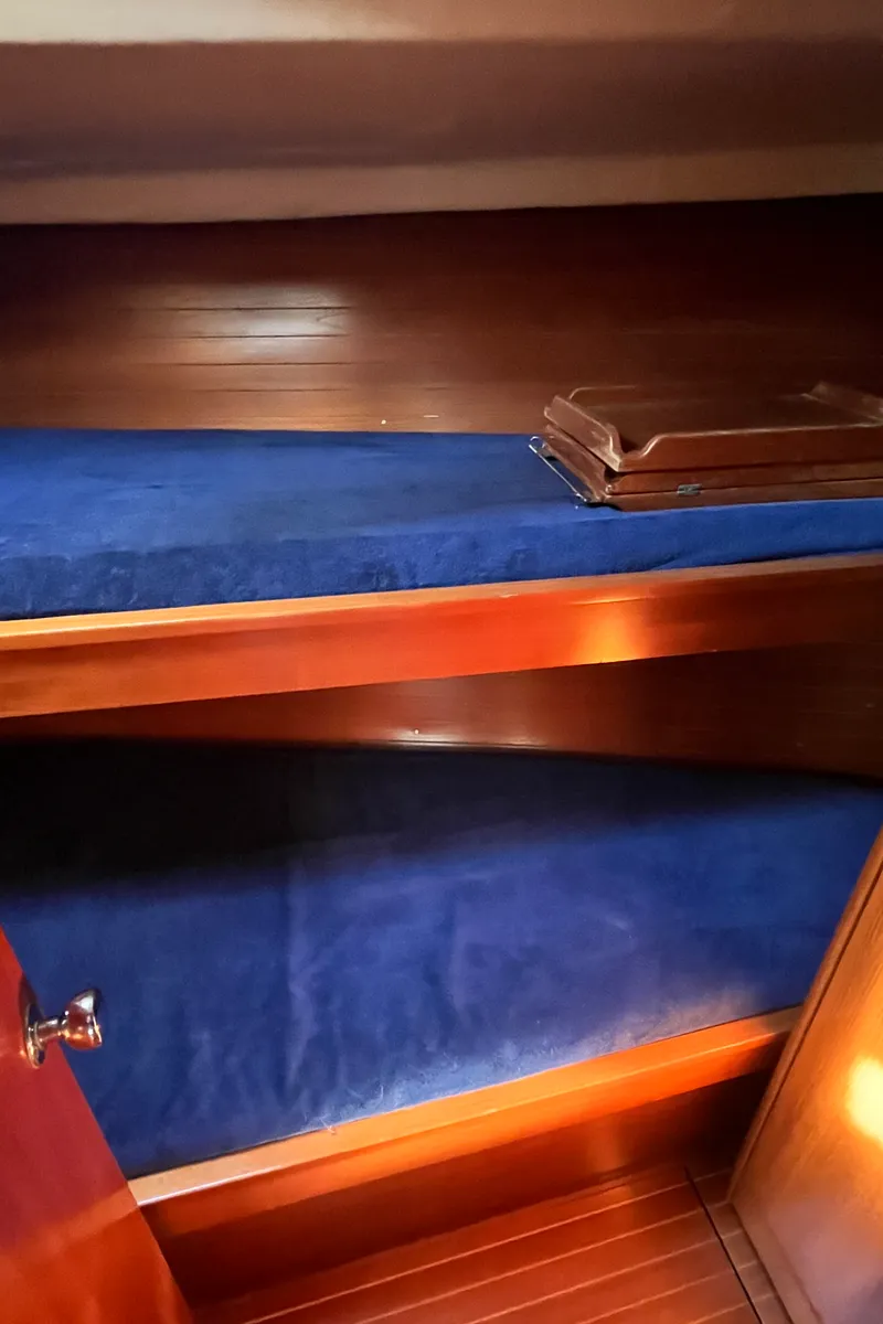 Cabin on Classic, a Grand Soleil 45 sailboat at Palamós, Spain