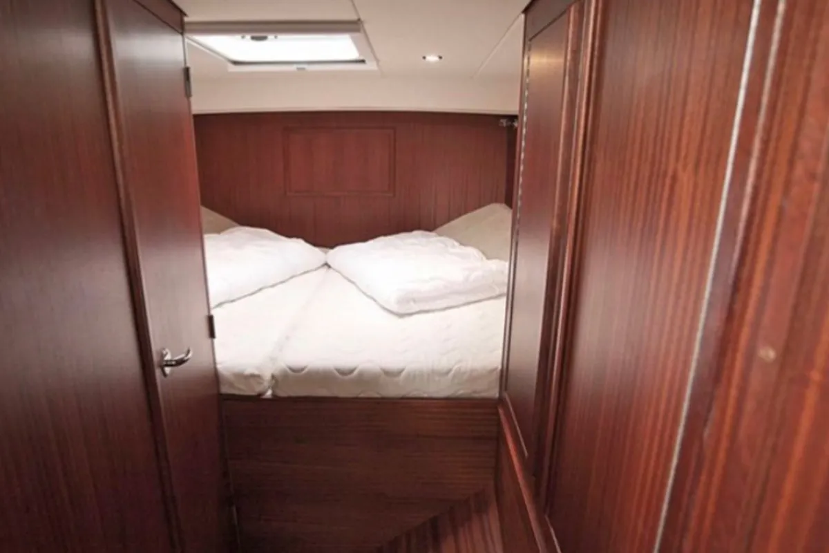 Cabin on Gulet Holiday 1300, a motorboat at Akkrum, Netherlands