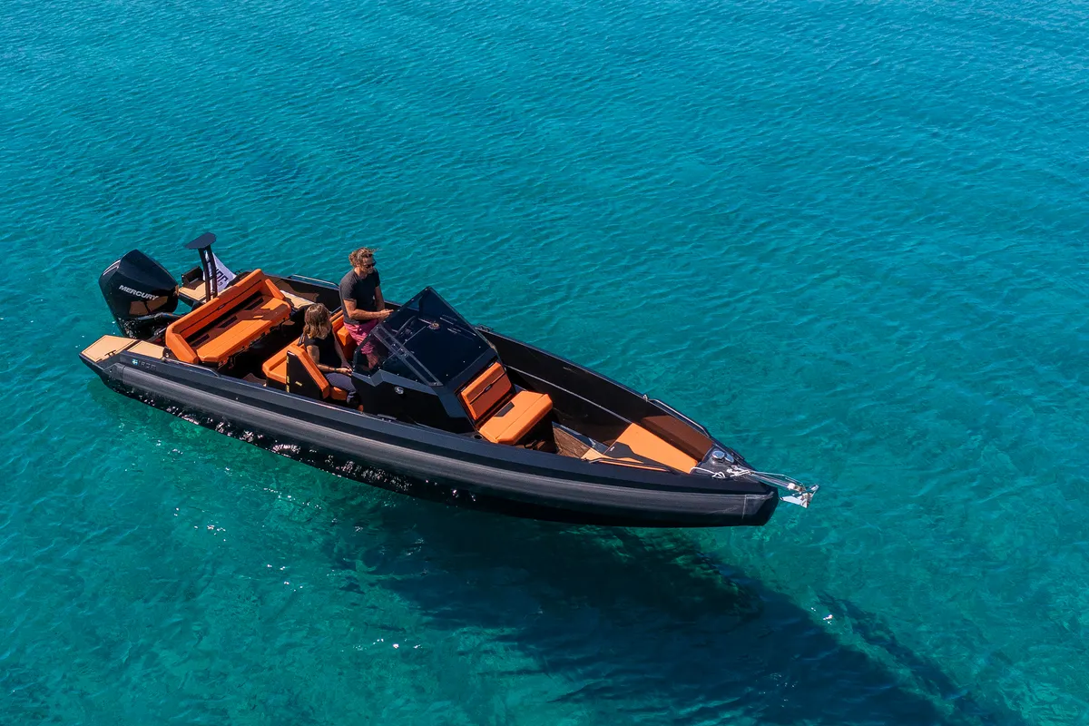 Exterior view of Iron Bond, a Motorboat motorboat at Kranidi, Greece