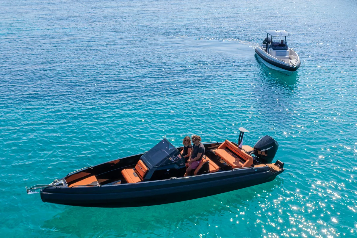 Exterior view of Iron Bond, a Motorboat motorboat at Kranidi, Greece