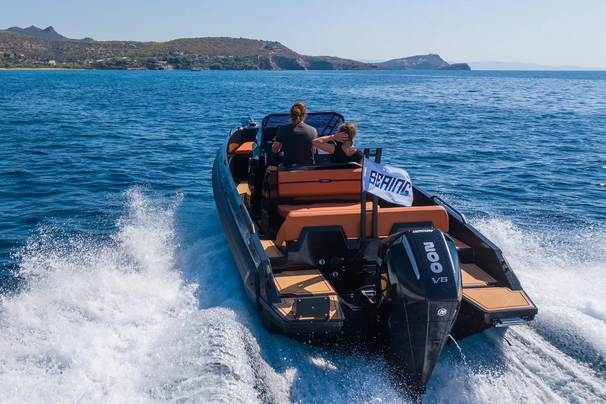 Exterior view of Iron Bond, a Motorboat motorboat at Kranidi, Greece