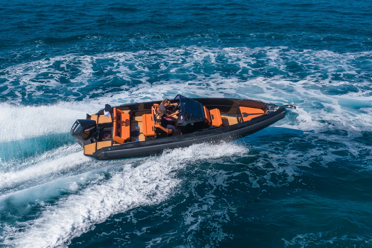 Exterior view of Iron Bond, a Motorboat motorboat at Kranidi, Greece