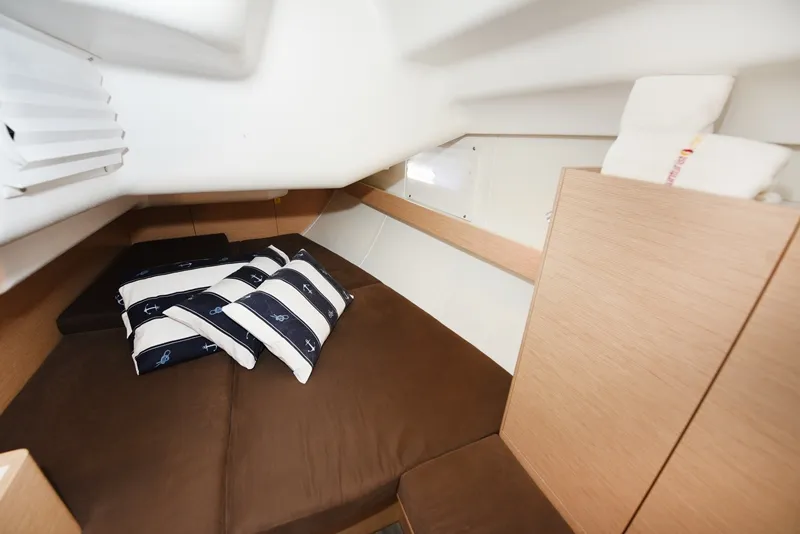 Cabin on Vili, a Elan Impression 40 sailboat at Zadar, Croatia