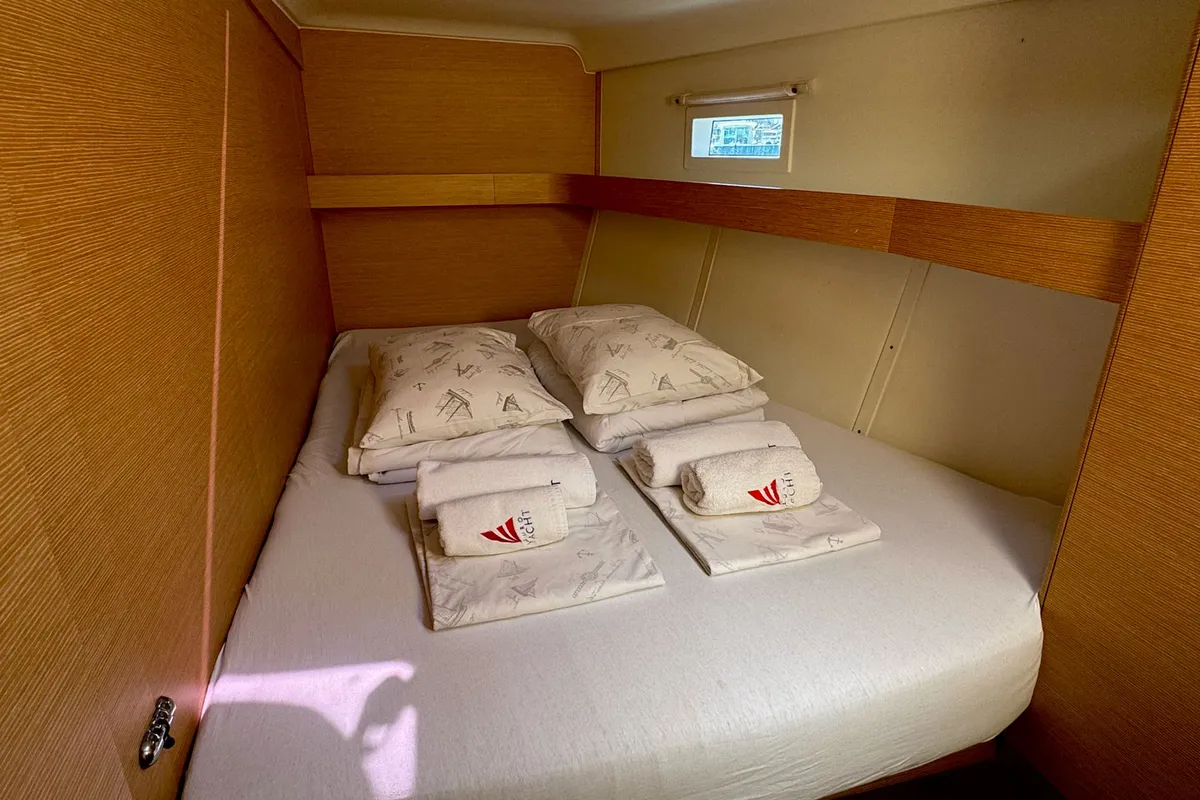 Cabin on Alegria I, a Elan Impression 50 sailboat at Grad Biograd na Moru, Croatia