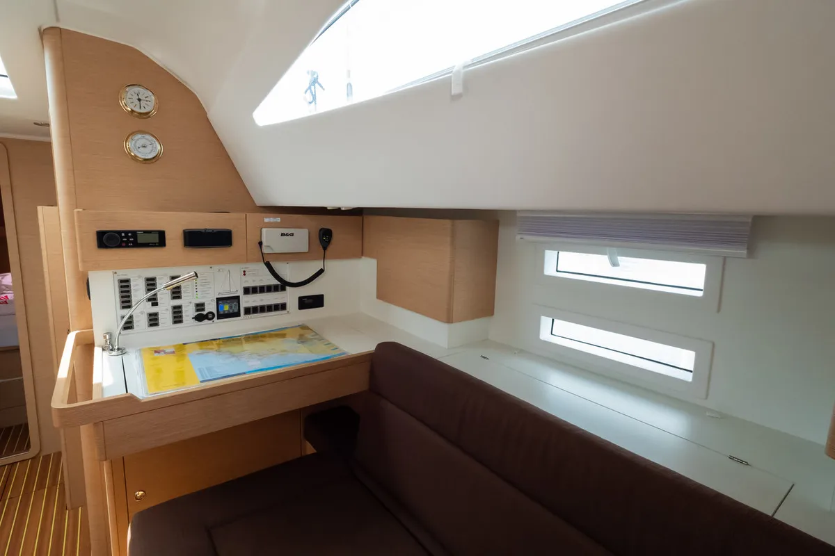 Alegria I, a Elan Impression 50 sailboat at Grad Biograd na Moru, Croatia