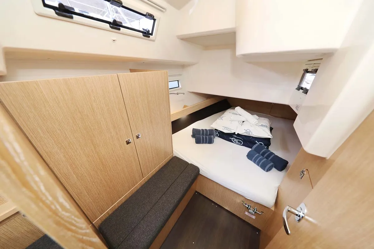 Cabin on Anegada, a Bavaria Cruiser 41 Style sailboat at Grad Trogir, Croatia