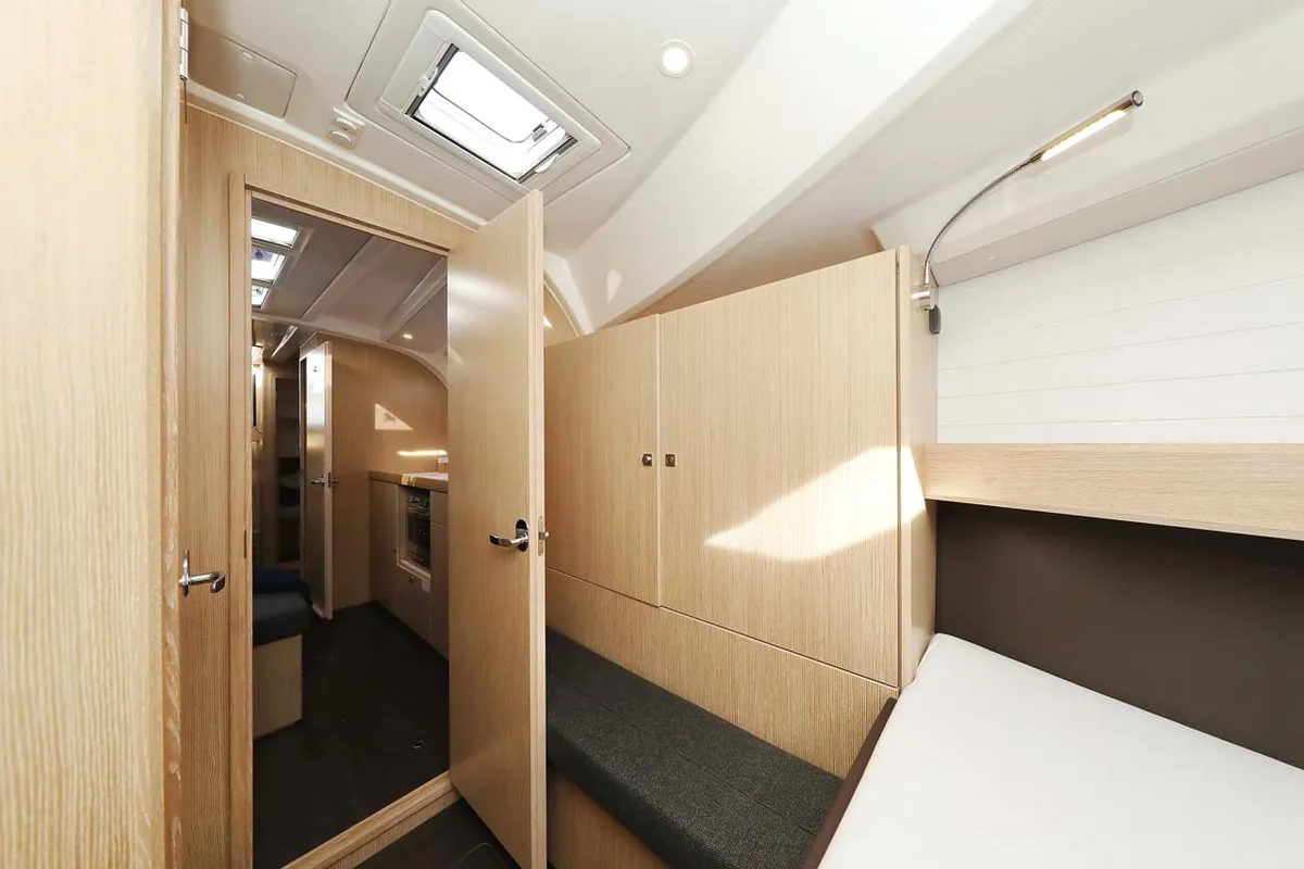 Cabin on Anegada, a Bavaria Cruiser 41 Style sailboat at Grad Trogir, Croatia