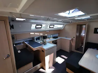 Galley of Marie, a Bavaria Cruiser 51 sailboat at Seget Donji, Croatia