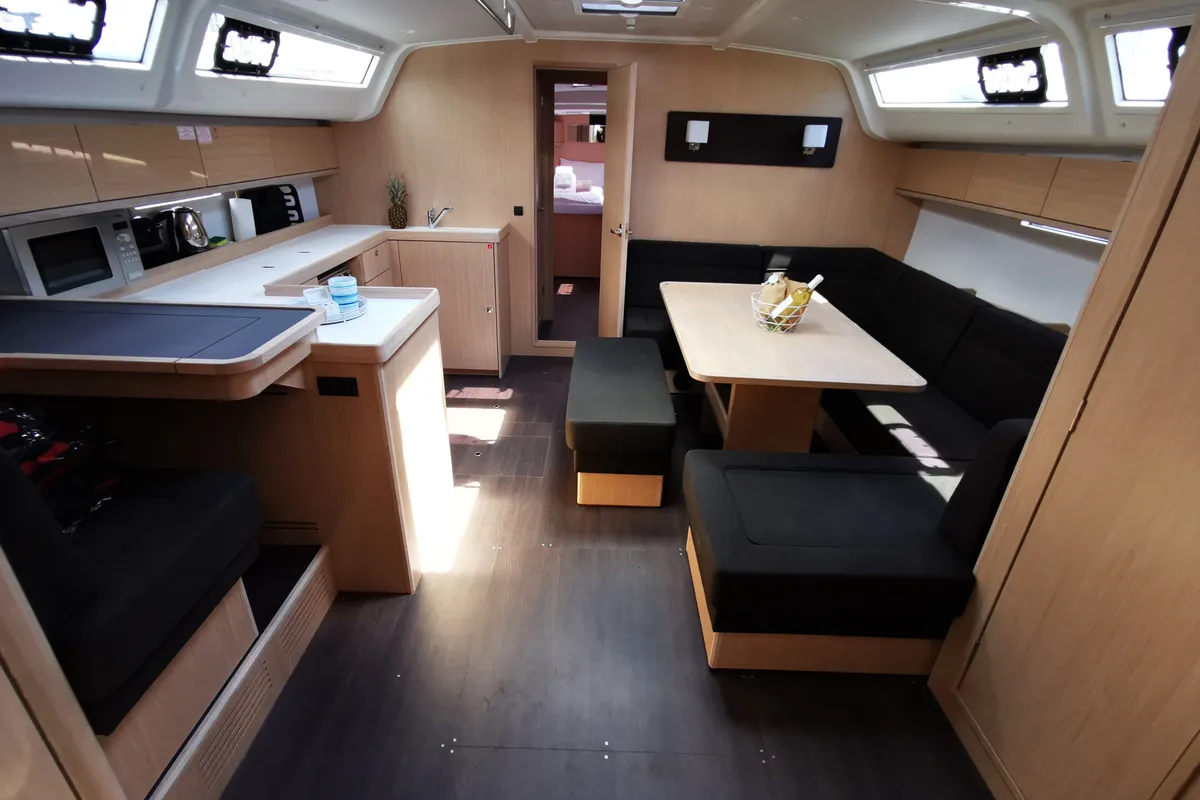 Salon of Marie, a Bavaria Cruiser 51 sailboat at Seget Donji, Croatia