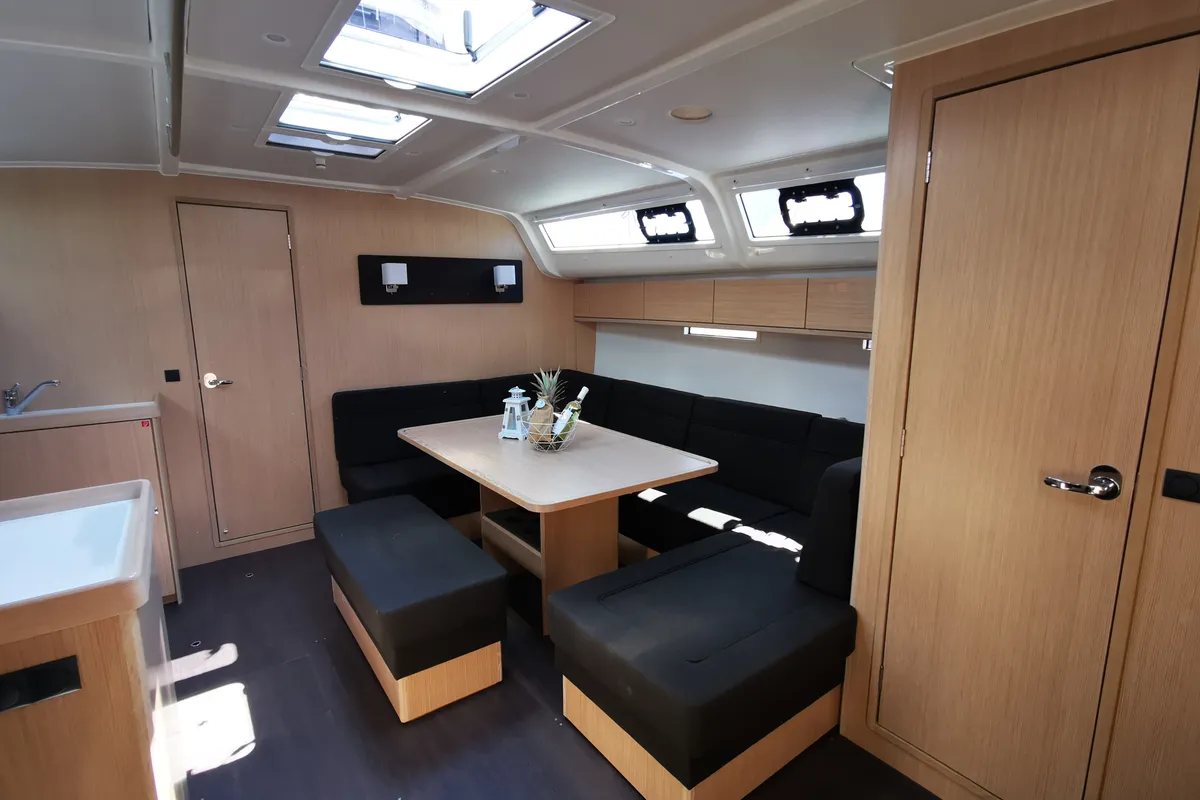 Salon of Marie, a Bavaria Cruiser 51 sailboat at Seget Donji, Croatia