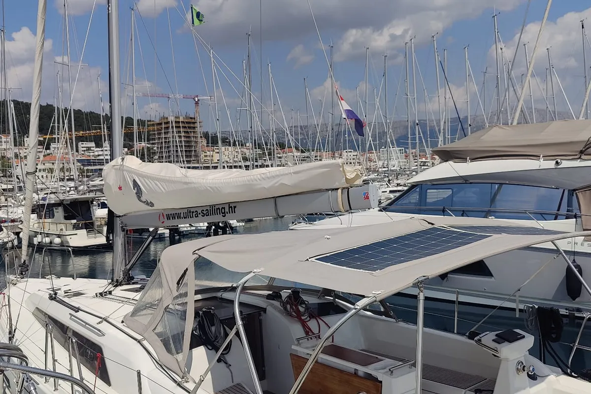 Breeze, a Beneteau Oceanis 37.1 sailboat at Split, Croatia