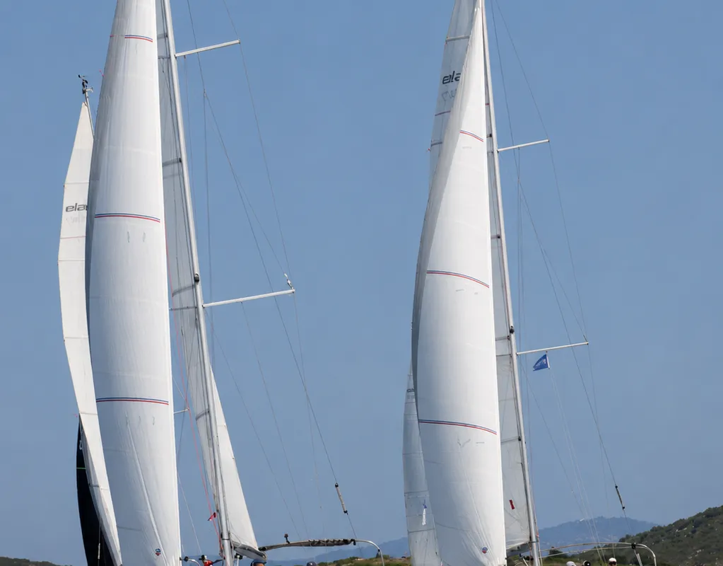 London, a Elan E4 sailboat at Betina, Croatia