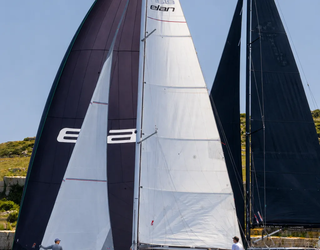 London, a Elan E4 sailboat at Betina, Croatia