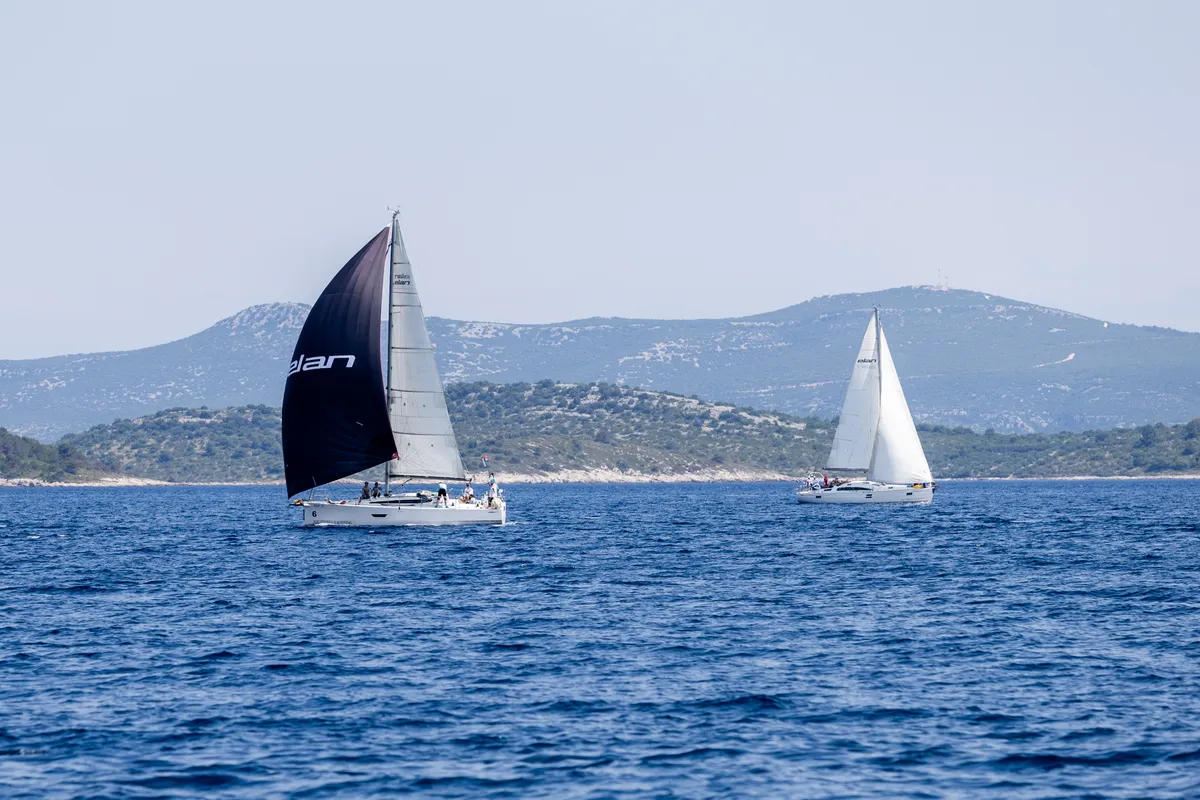 London, a Elan E4 sailboat at Betina, Croatia