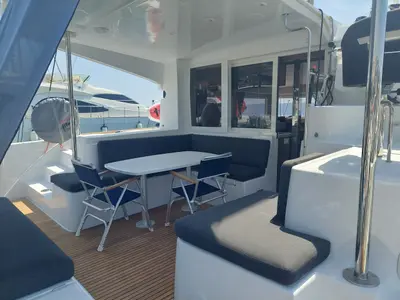 Galley of Manu, a Lagoon 40 catamaran at Seget Donji, Croatia