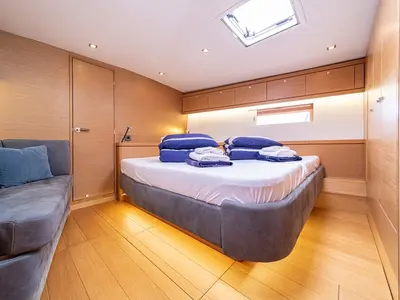 Cabin on Bahia Feliz V, a Dufour Exclusive 63 sailboat at Primošten, Croatia