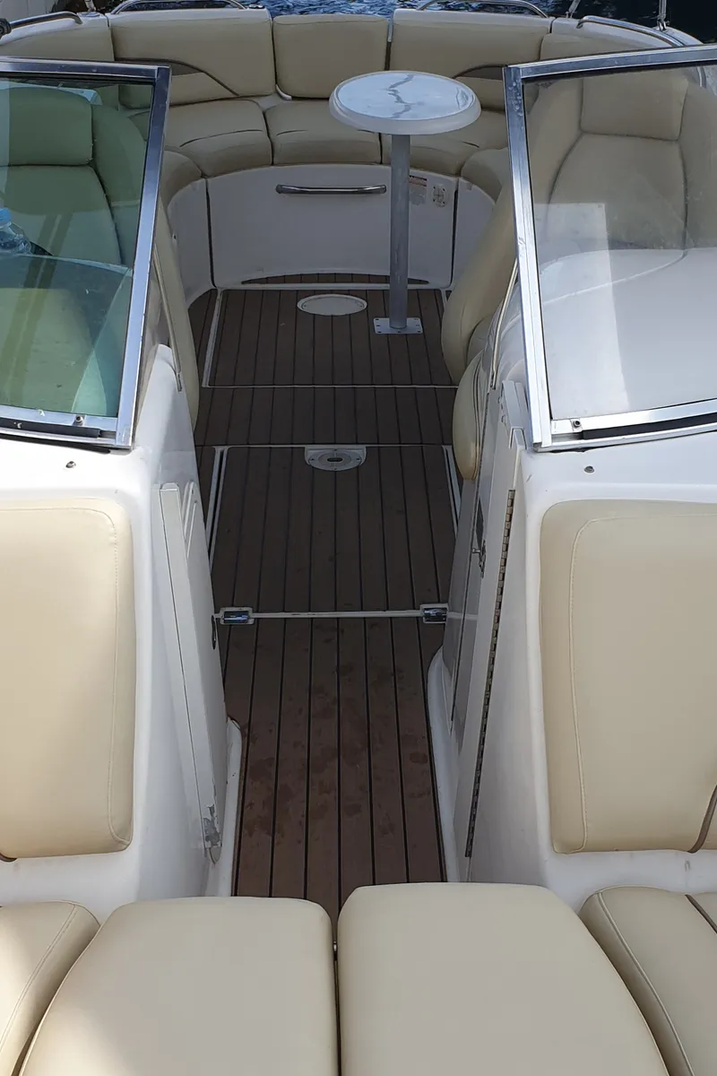 Deck of Michelangelo, a Chaparral 263 Sunesta motorboat at Split, Croatia