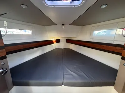 Cabin on Xavier, a RM 1070 sailboat at La Rochelle, France