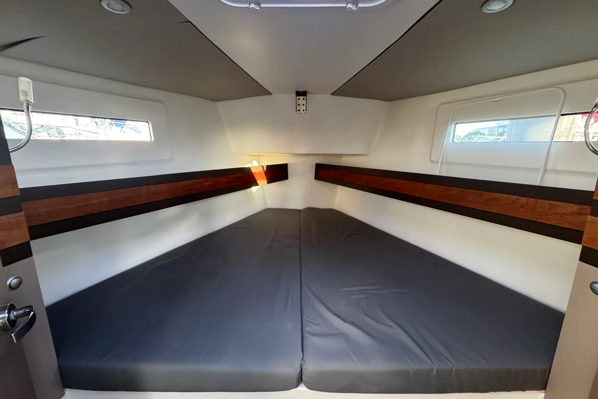 Cabin on Xavier, a RM 1070 sailboat at La Rochelle, France