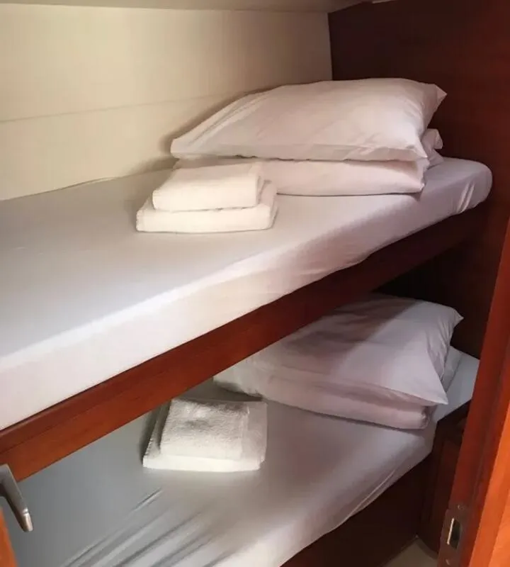Cabin on Solid White, a More 55 sailboat at Pula, Croatia