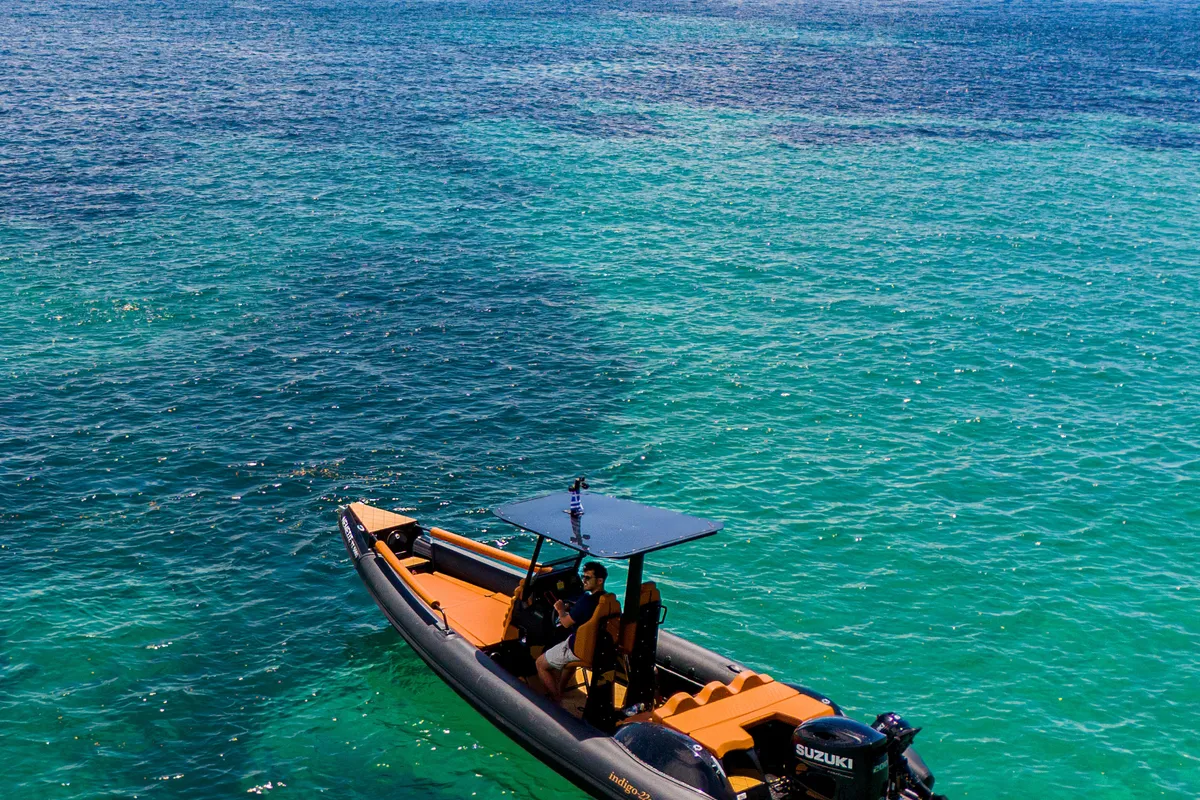 Premium, a Motorboat motorboat at Kontokali, Greece