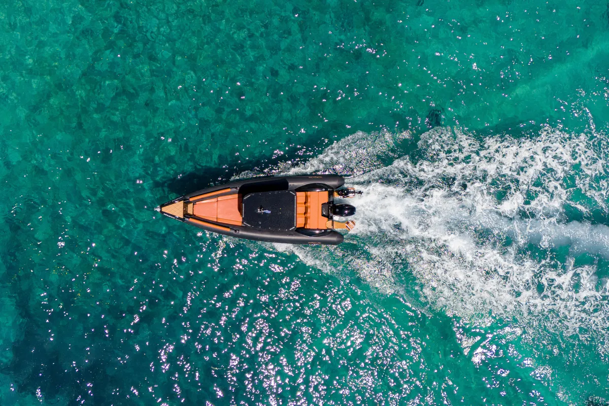 Premium, a Motorboat motorboat at Kontokali, Greece