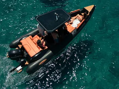 Premium, a Motorboat motorboat at Kontokali, Greece