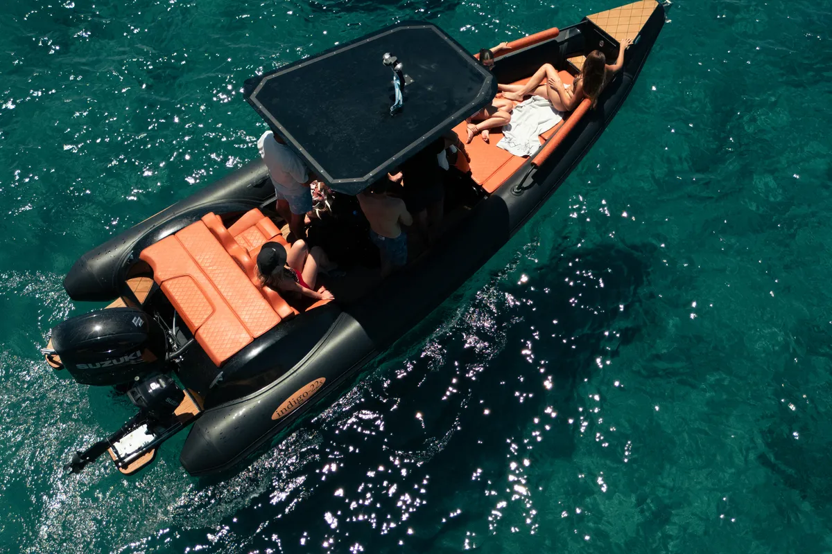 Premium, a Motorboat motorboat at Kontokali, Greece