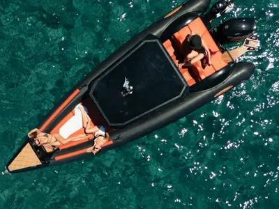 Premium, a Motorboat motorboat at Kontokali, Greece