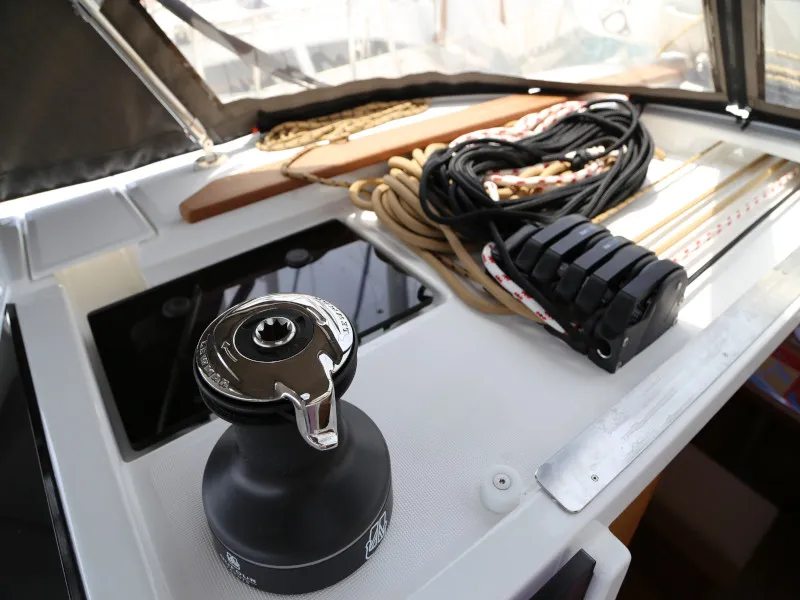 Sea Hawk, a Dufour 460 Grand Large sailboat at Kaštela, Croatia