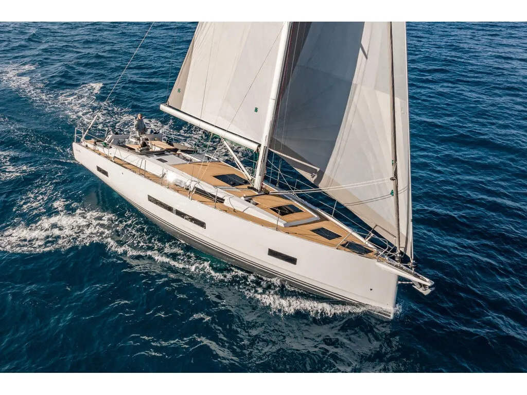 Comfort, a Hanse 460 sailboat at Altefähr, Germany