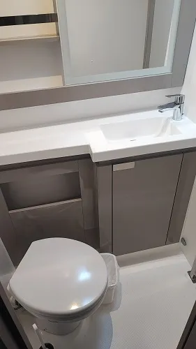 Head on Lalom, a Fountaine Pajot Elba 45 catamaran at Fethiye, Turkey