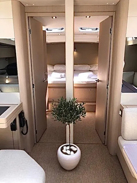 Cabin on DEMILIA STAR, a Beneteau Oceanis 51.1 sailboat at Athens, Greece