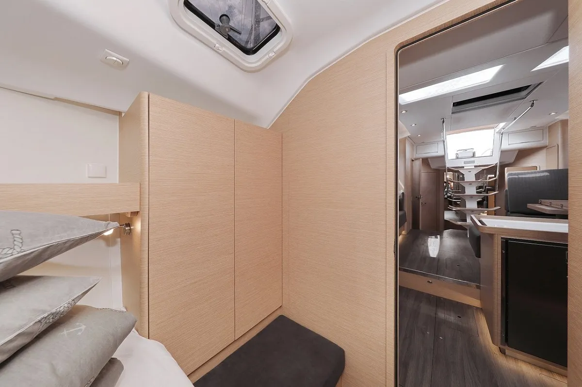 Cabin on Abena, a Elan Impression 50 sailboat at Grad Biograd na Moru, Croatia