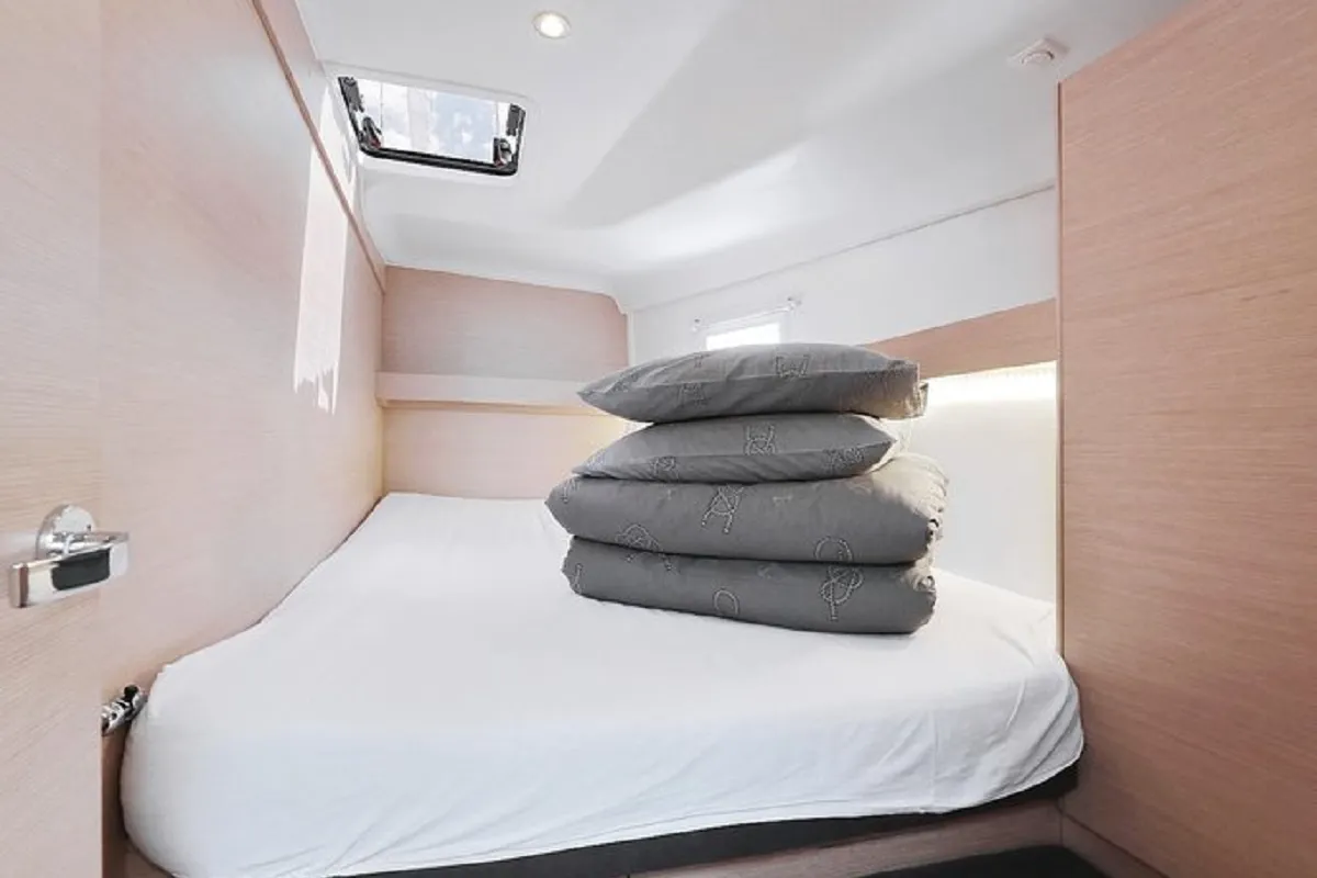 Cabin on Abena, a Elan Impression 50 sailboat at Grad Biograd na Moru, Croatia