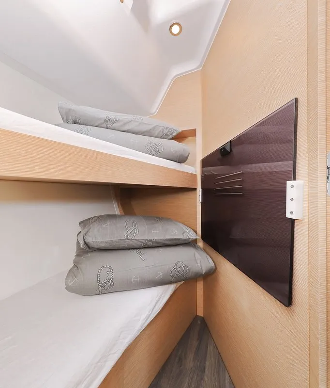 Cabin on Abena, a Elan Impression 50 sailboat at Grad Biograd na Moru, Croatia