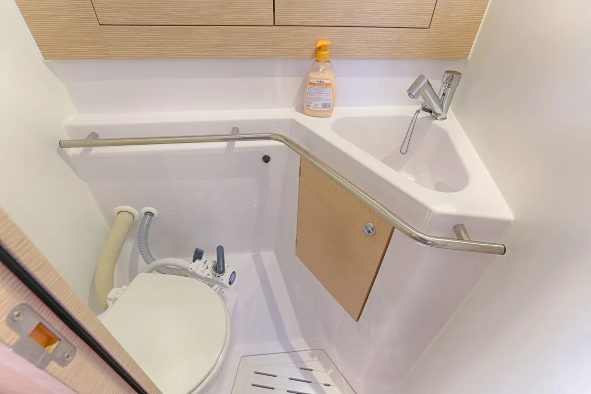 Head on Star, a Elan Impression 45 sailboat at Split, Croatia