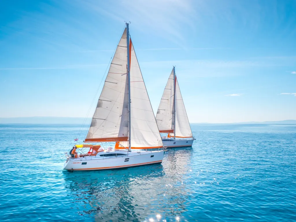 Exterior view of Star, a Elan Impression 45 sailboat at Split, Croatia