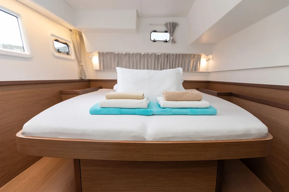 Cabin on POSEIDON 2021 (air condition, generator), a Lagoon 42 catamaran at Primošten, Croatia