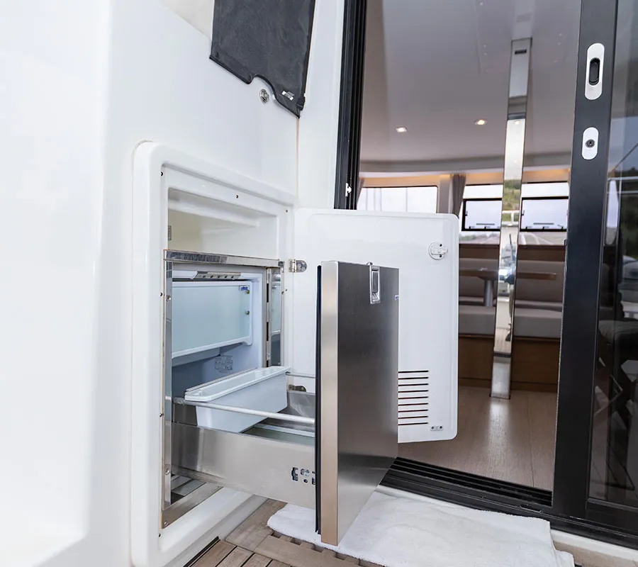 Galley of POSEIDON 2021 (air condition, generator), a Lagoon 42 catamaran at Primošten, Croatia