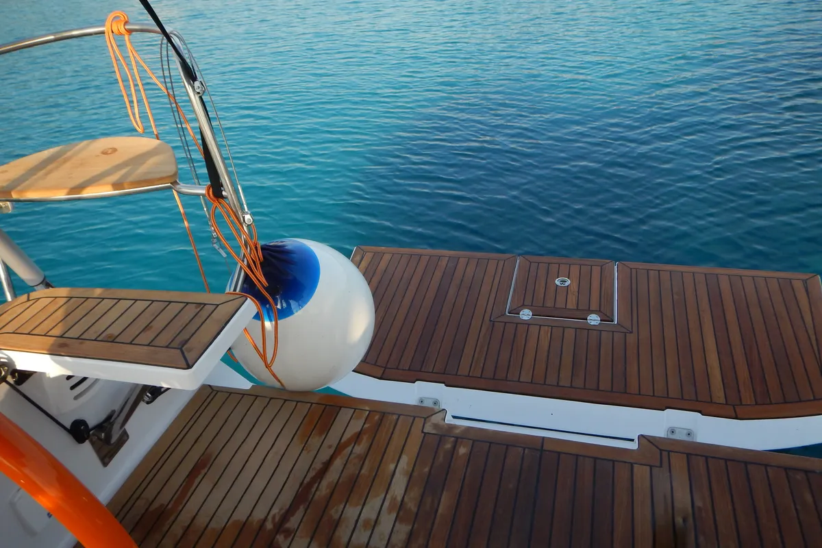 Fides, a Elan Impression 40 sailboat at Grad Pula, Croatia
