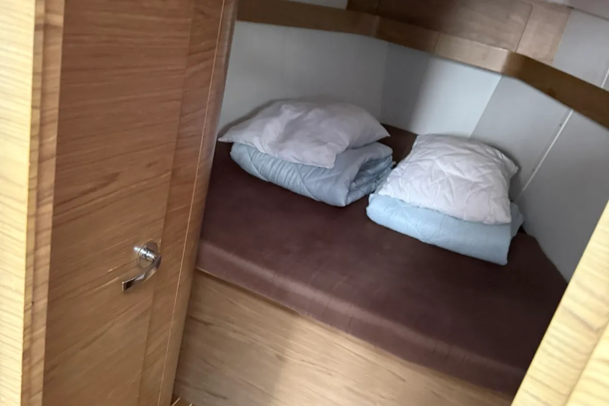 Fides, a Elan Impression 40 sailboat at Grad Pula, Croatia