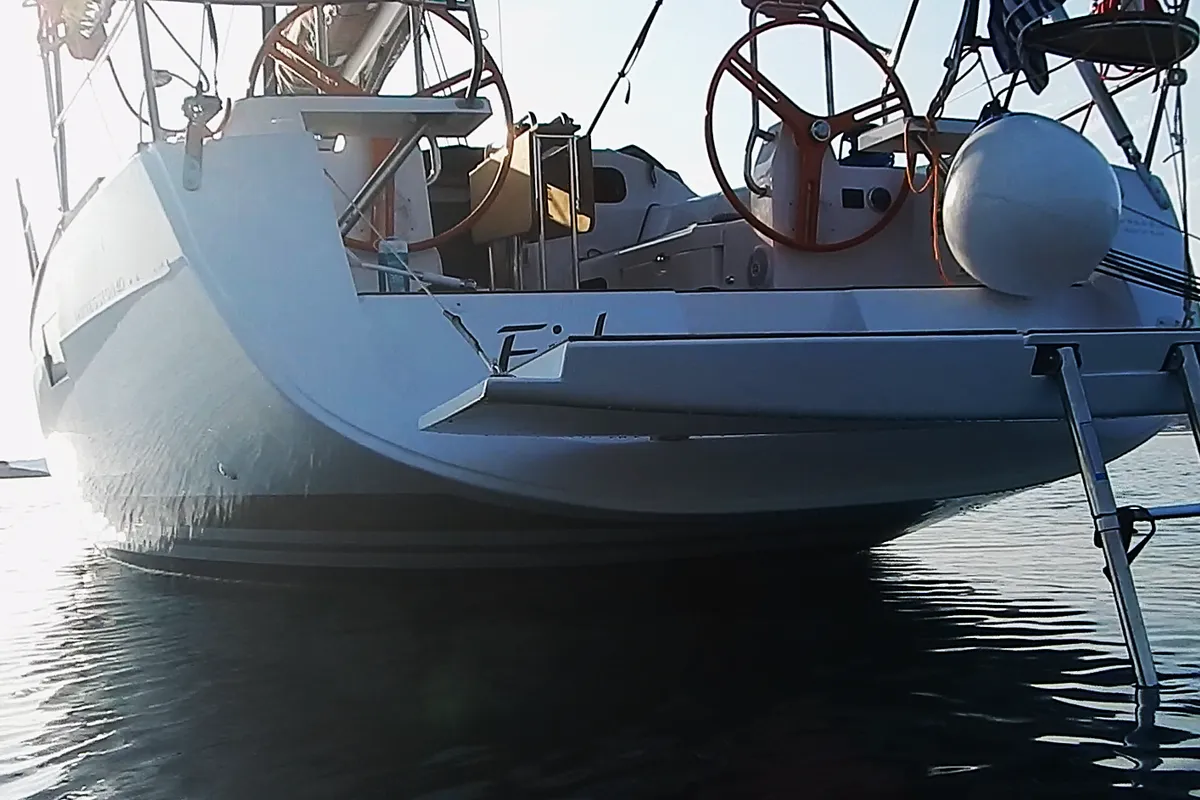 Fides, a Elan Impression 40 sailboat at Grad Pula, Croatia