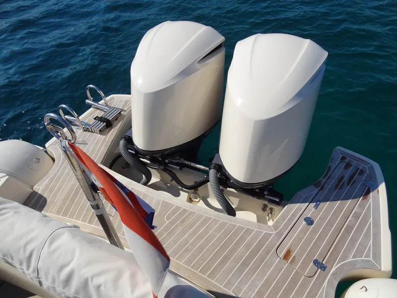 Marco, a MAR-CO e-motion 32 motorboat at Primošten, Croatia