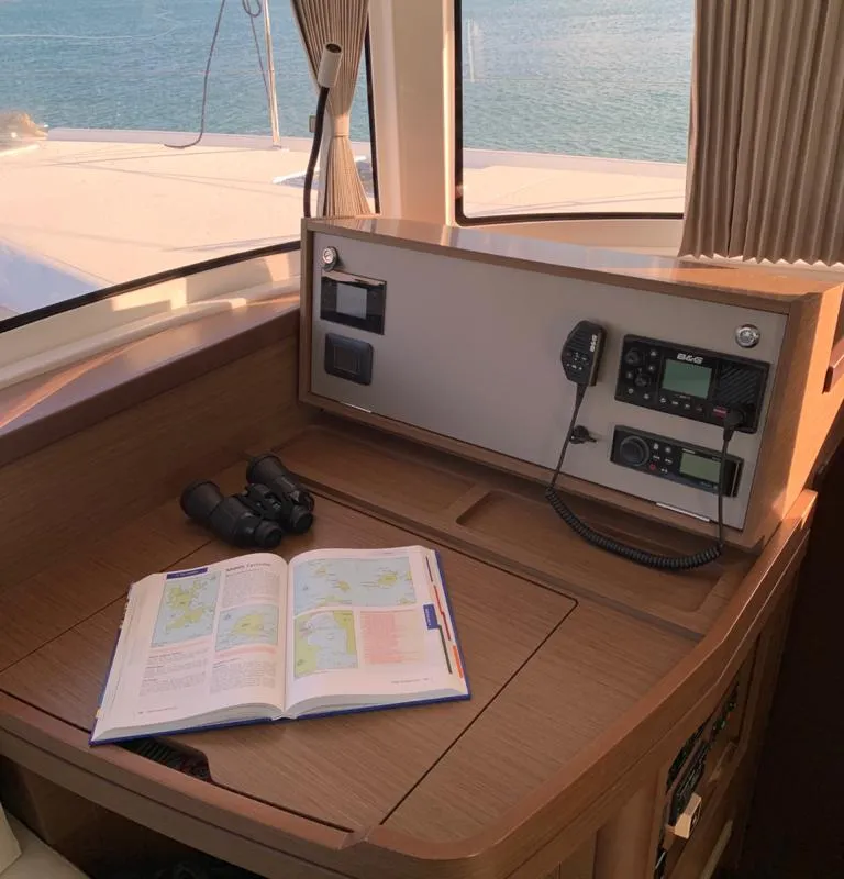 KARMA, a Lagoon 42 catamaran at Lefkada, Greece
