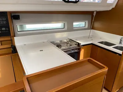 Galley of Jeanneau Sun Odyssey 440, a sailboat at Elephant Butte Estates, United States