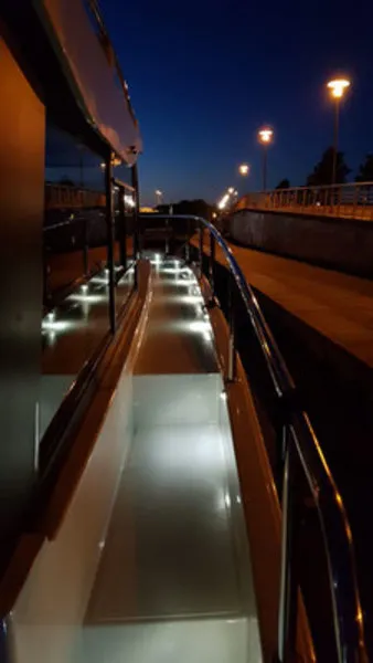Deck of Tofino, a Futura 36 motor yacht at Kukljica, Croatia