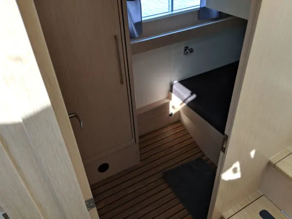 Cabin on Tofino, a Futura 36 motor yacht at Kukljica, Croatia