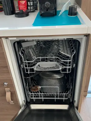 Galley of Star Velvet (A/C, Generator, Water Maker, dishwasher), a Bali 4.6 catamaran at Athens, Greece