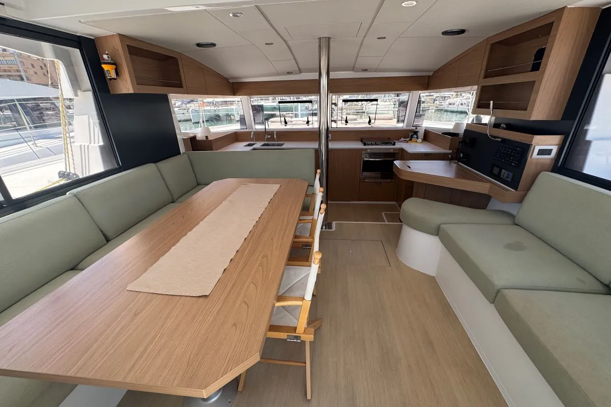 Maïgane 717/2025, a Bali Catsmart catamaran at Palma de Mallorca, Spain